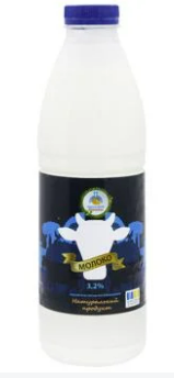 Молоко коров'яче ЛЕЛЯКІВСЬКА СИРОВАРНЯ питне пастеризоване 3,2%, 1 л